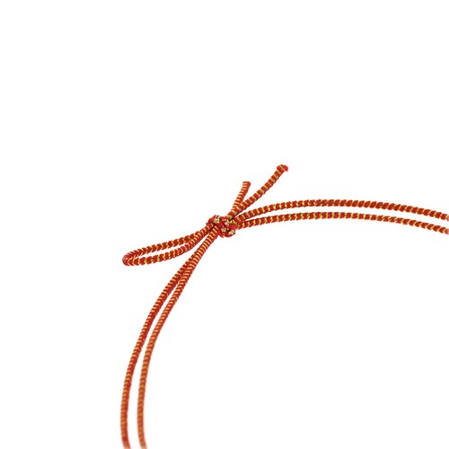 4ツ打ラメゴム二重62cm折径13cm赤・金20