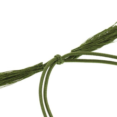 彩ゴム二重ゴム房46cm折径20cm濃緑20セット