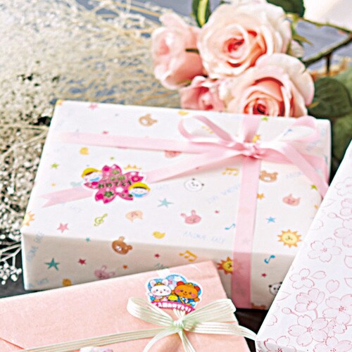 包装紙 半才 アニマルフェイス×10