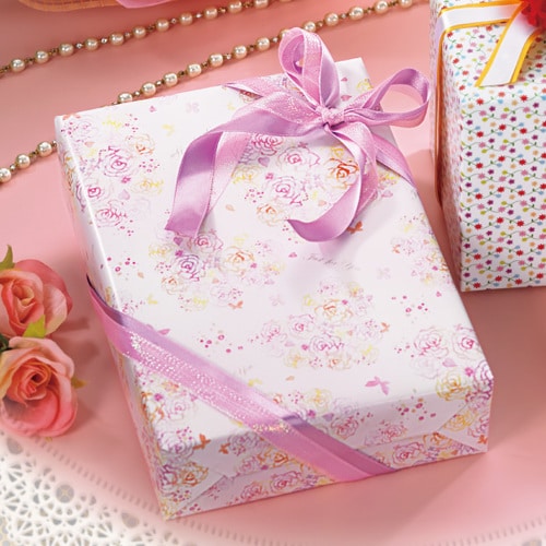 包装紙 半才 シャーベットローズ P 10セット