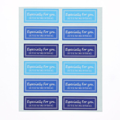 特殊強粘ギフトシールユニバーサルスカイ10セット