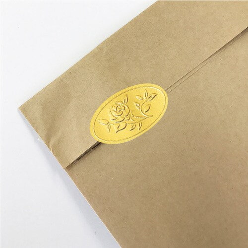 ギフトシール ローズエリプス 204片×10