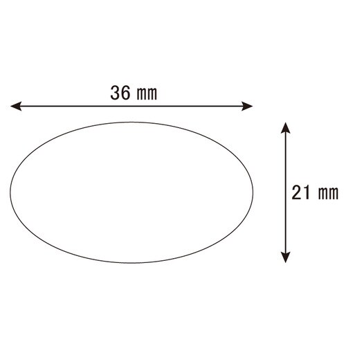 ギフトシール ローズエリプス 204片×10