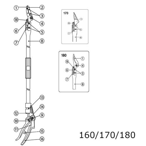 PC ロッド棒一式 2.4m