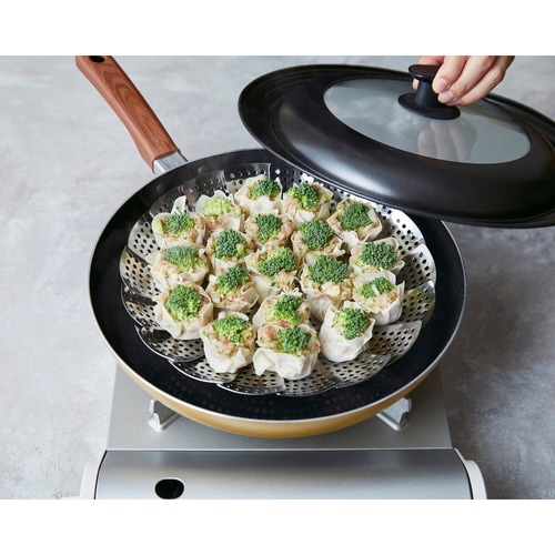 ステンレス フリーサイズ蒸し器