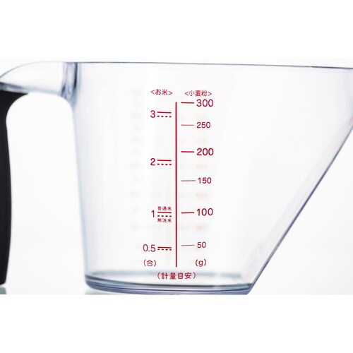 KK 上から量れる洗いやすい計量カップ600ml
