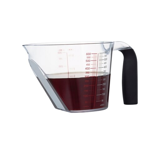 KK 上から量れる洗いやすい計量カップ600ml