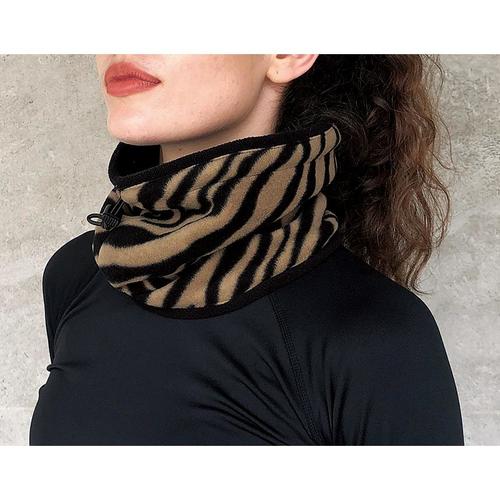 フリースネックウォーマー リバーシブル ゴールド