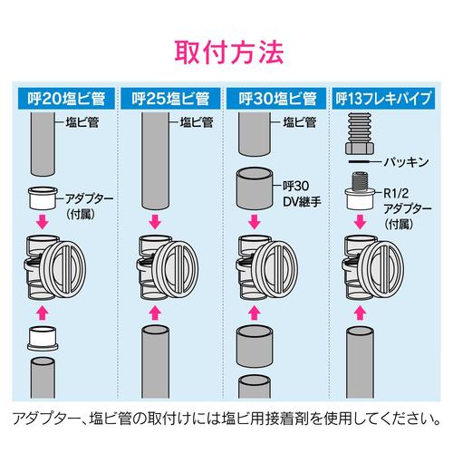 ドレントラップ 20/25縦横引