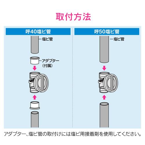 ドレントラップ 40/50縦横引