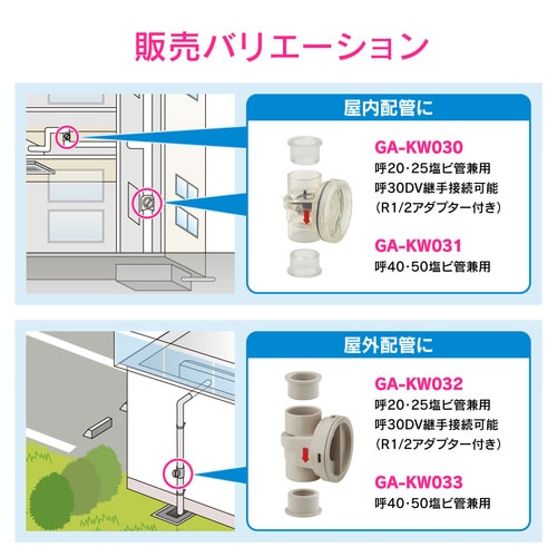 ドレントラップ 40/50縦横引