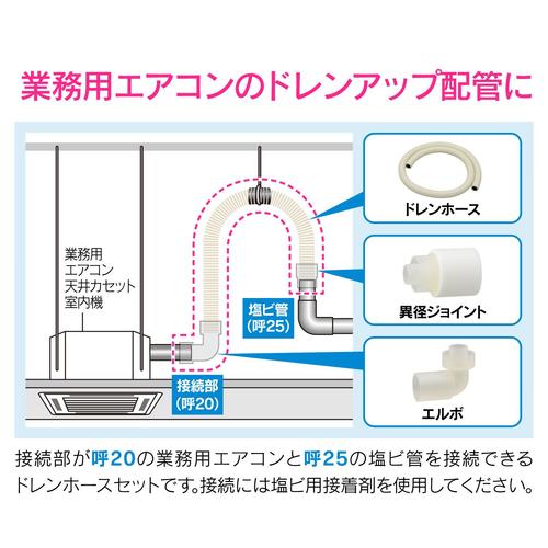断熱ドレンセット20/25 2m