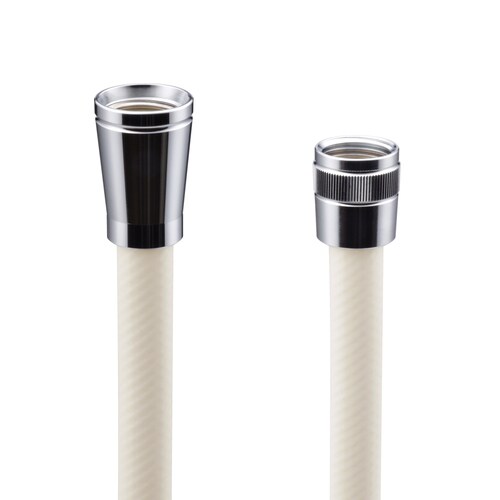 シャワーホース 4m アイボリー抗菌