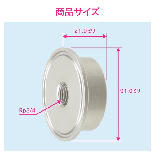 内ネジソケット ヘルール継手 サニタリー配管