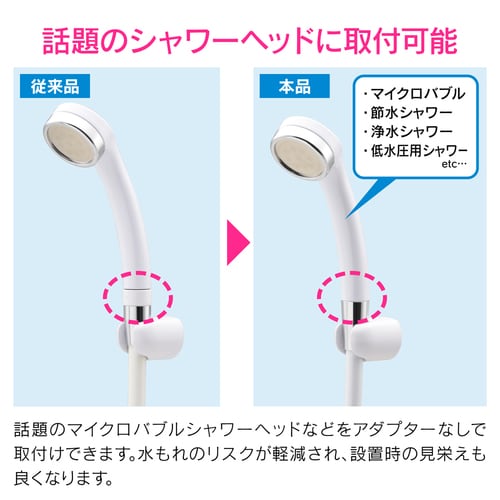 KVK用シャワーホース シャワーヘッド側ネジ