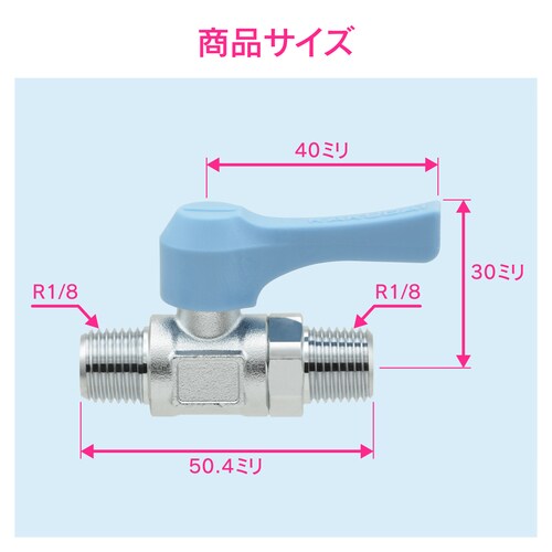 ミニボールバルブ