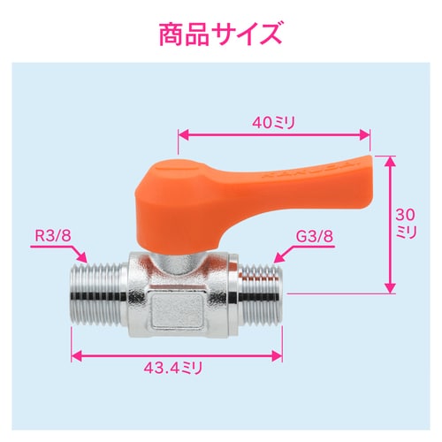 ミニボールバルブ