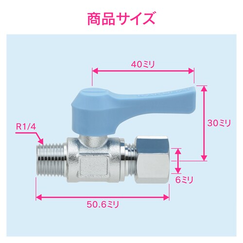 ミニボールバルブ