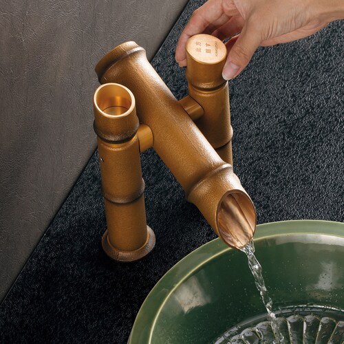 カクダイ 716−269−DB 竹水栓 枯竹