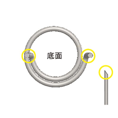 フラット杭φ35xL100100入