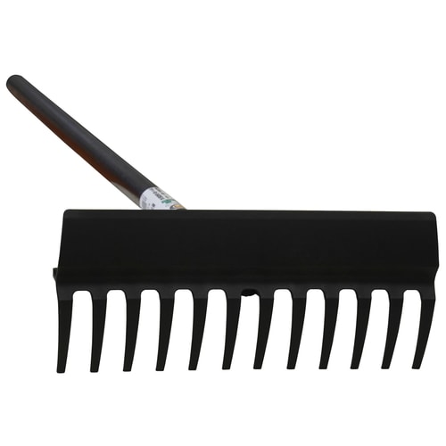 FGプラ爪付板レーキ12本爪 1350柄付