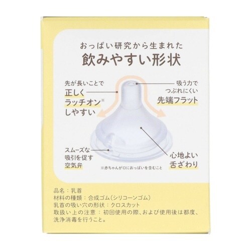 チュチュMF広口タイプゆっくり飲み乳首1個入×10