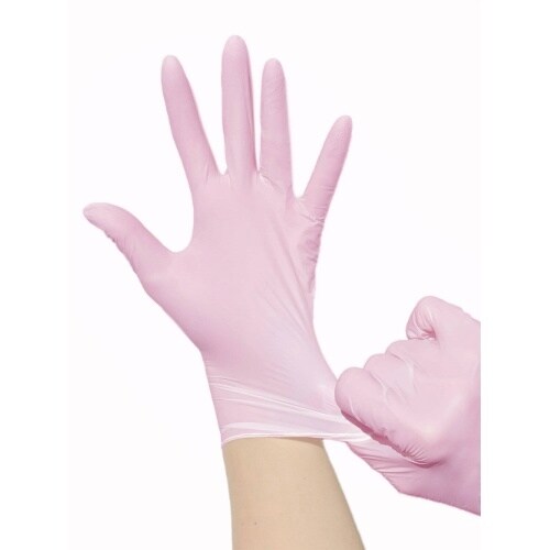 ゆうゆうシリズニトリルフィットグロブピンク×10