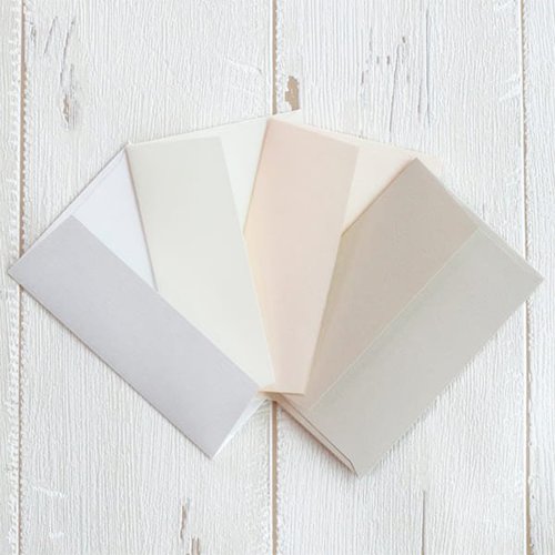 ミニカード ノスタルジックカラー ホワイト 10個