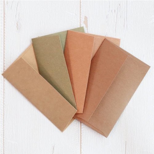 ミニカード ノスタルジックカラー ゴールド 10個