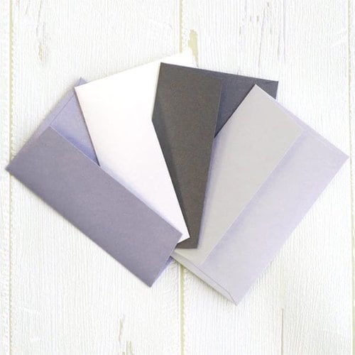 ミニカード ノスタルジックカラー シルバー 10個