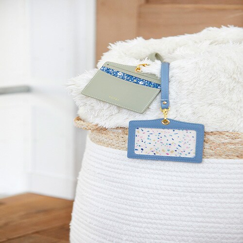 スリムポーチ ステラ 水玉 ラベンダー 3個