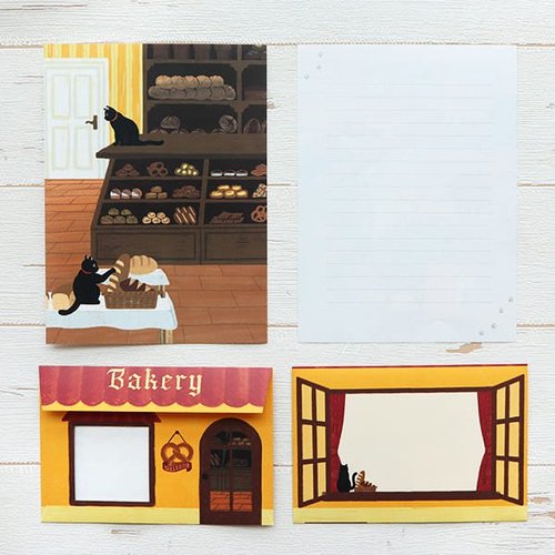 レターセット パン屋さん 5冊