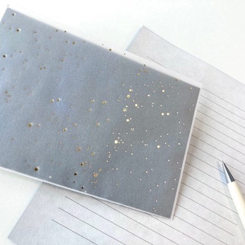 レターセット 夜空と星 5冊