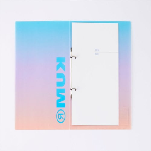 KUMリングファイル 2穴B5サイズ パープル3個