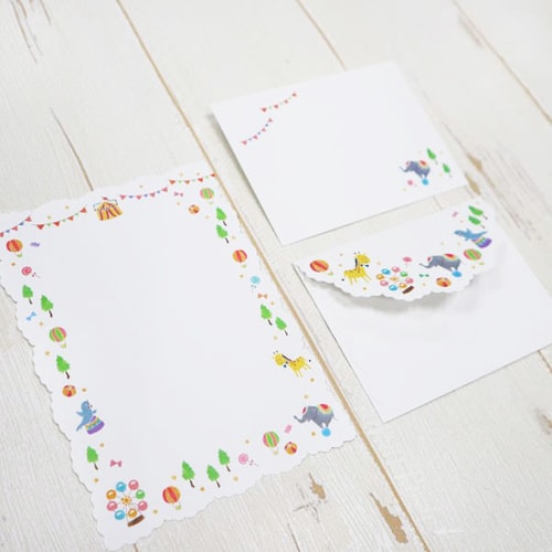 ミニレターセット サーカス 5冊