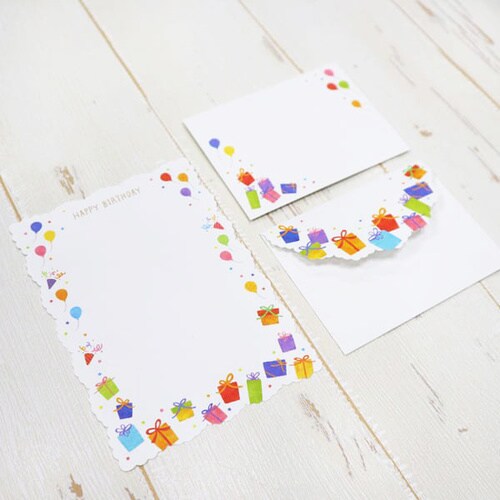 ミニレターセット バースデー 5冊