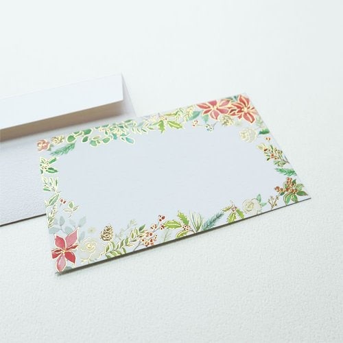 ミニメッセージカード 封筒付き 静かな森 10袋