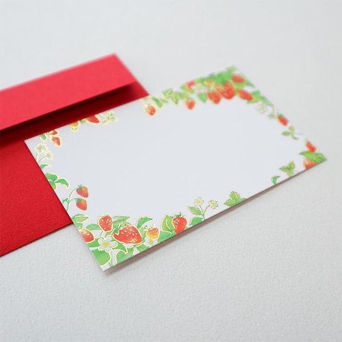 ミニメッセージカード 封筒付き ベリー 10袋