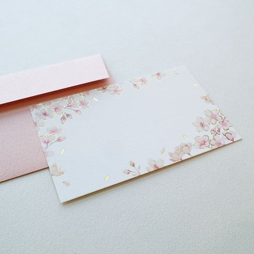 ミニカード 桜 5枚入 10セット
