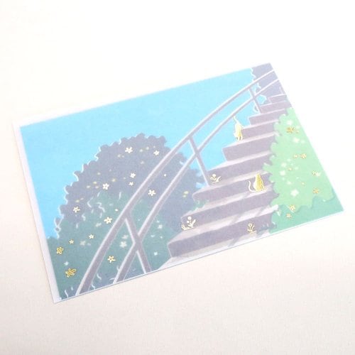 レターセット トレーシングペーパー 海と猫 5冊