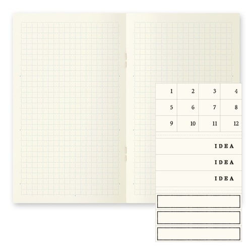 MDノートライト新書方眼罫A3冊組3パック
