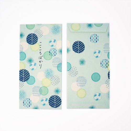 ポチ袋こころばかり丸模様柄Lサイズ3枚入5袋