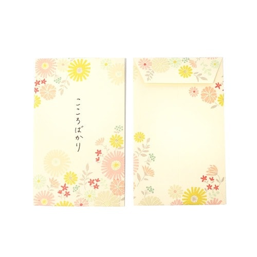 ポチ袋こころばかり和花柄Sサイズ5枚入10袋