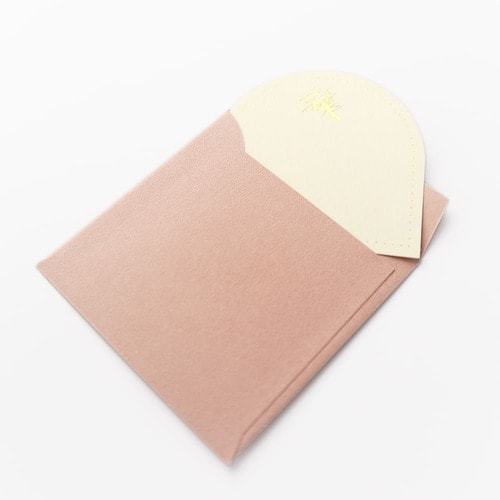 封筒付きカード 箔押し チューリップ 10セット