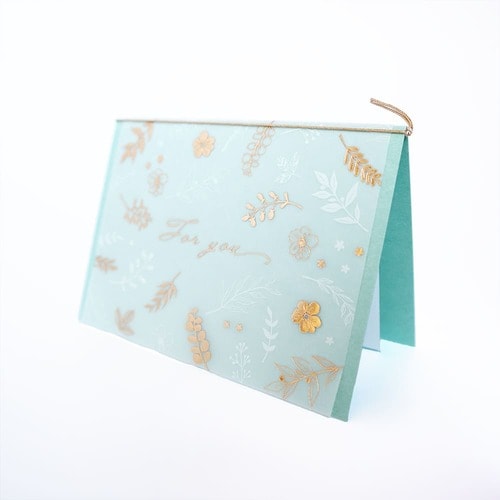 メッセージカードForYouボタニカル5セット