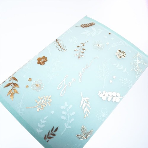 メッセージカードForYouボタニカル5セット