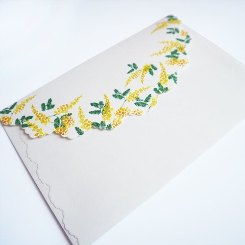 レターセット ミモザ 5セット