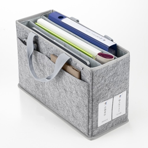 フェルトBOXバッグ