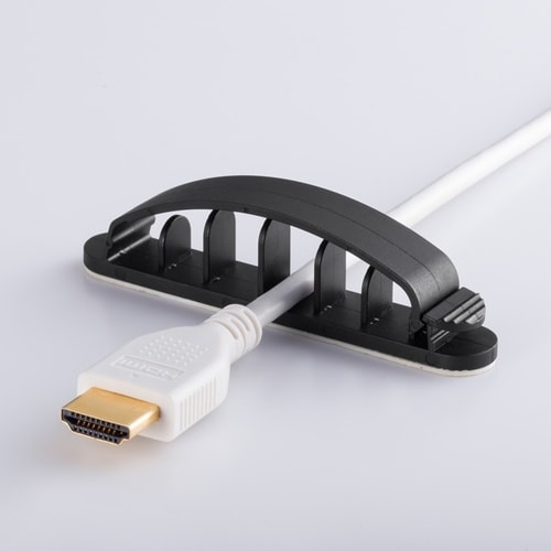 粘着固定ケーブルホルダー