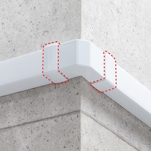 配線ダクト(連結カバー・ホワイト)